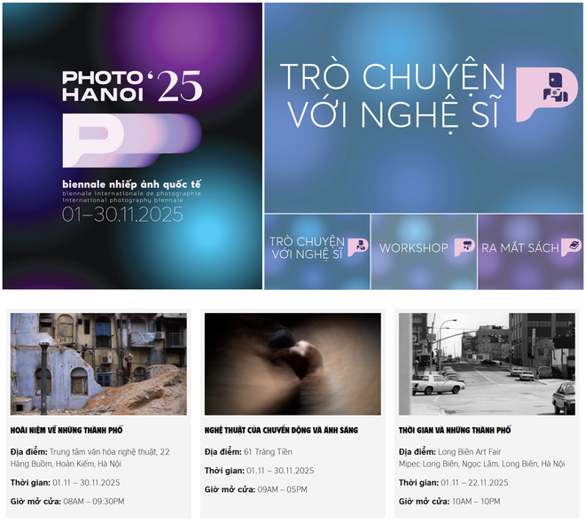 Photo Hanoi’25 - nhịp cầu kết nối sáng tạo và giao lưu văn hóa quốc tế ảnh 1