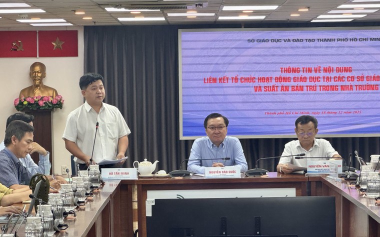 TP Hồ Chí Minh: Sẽ rà soát, chấn chỉnh hoạt động liên kết giảng dạy và suất ăn bán trú ảnh 1