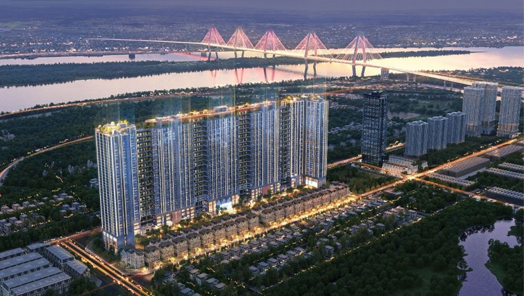 Giá trị kép của Sky Mansions giữa trục phát triển mới sông Hồng ảnh 1