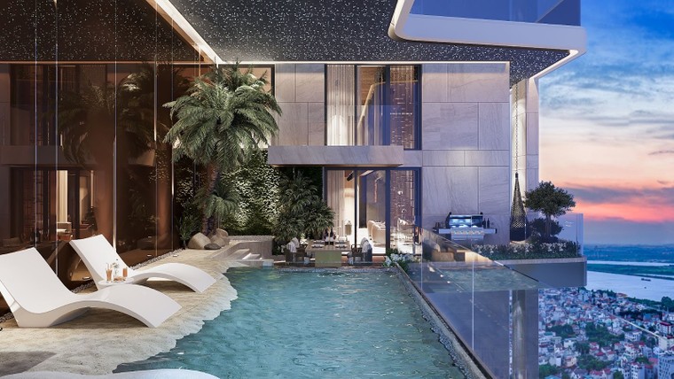 Giá trị kép của Sky Mansions giữa trục phát triển mới sông Hồng ảnh 2