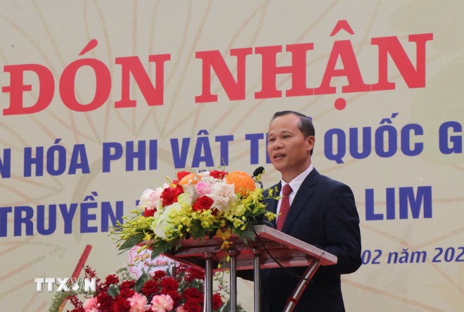 Bắc Ninh đón nhận danh hiệu Di sản Văn hóa Phi Vật thể Quốc gia Lễ hội Lim ảnh 1