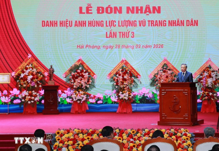 Phát biểu của Tổng Bí thư Tô Lâm tại Lễ đón nhận Danh hiệu Anh hùng Lực lượng Vũ trang Nhân dân của Quân chủng Hải quân ảnh 6