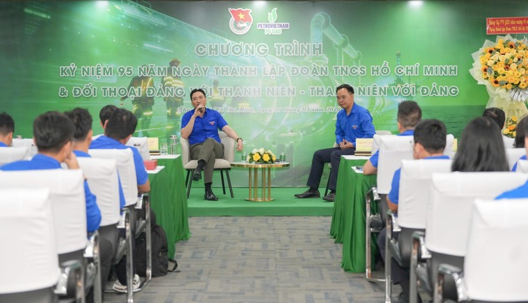 Bí thư Đảng ủy, Chủ tịch HĐQT Tổng công ty Khí Việt Nam đối thoại với đoàn viên, thanh niên PV GAS ảnh 4