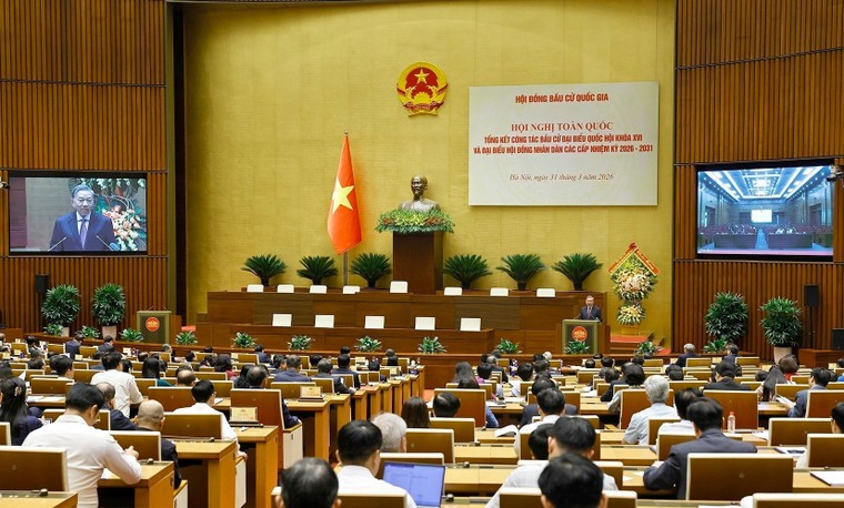 Phát biểu của Tổng Bí thư tại Hội nghị toàn quốc tổng kết công tác bầu cử Quốc hội ảnh 1