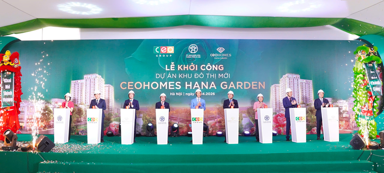 Khởi công CEOHomes Hana Garden -Khu đô thị mang cảm hứng từ miền hoa Quang Minh, Hà Nội ảnh 1