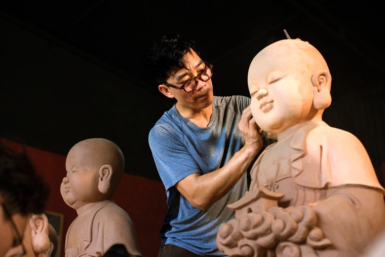 Triển lãm gốm tâm linh quy mô lớn tại núi Bà Đen chính thức khai mạc vào ngày 8/8 ảnh 2