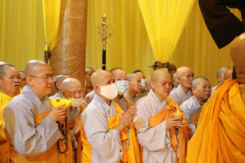 Lễ nhập kim quan Ni Trưởng thượng Huệ hạ Giác - Tông Trưởng Liên Tông Tịnh Độ Non Bồng ảnh 7