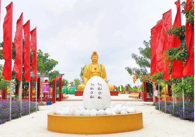 Chùa Phật Học 2: Công trình kiến trúc tôn giáo bề thế bậc nhất Sóc Trăng ảnh 1