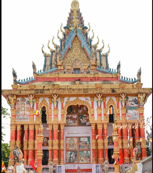 Chùa Cù Lao: Ngôi chùa độc đáo, đẹp rực rỡ ở miền Tây ảnh 5