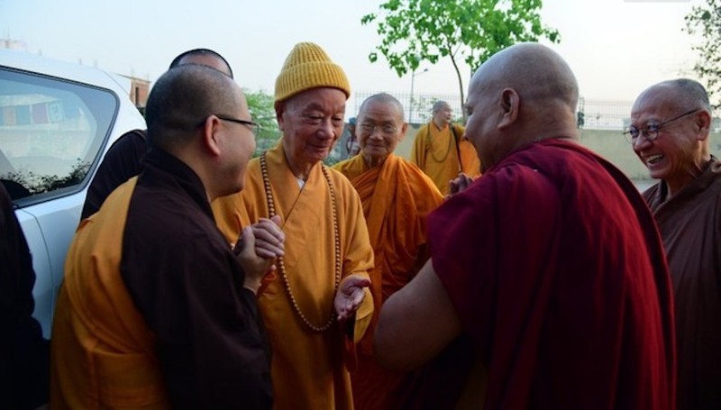 Đoàn đại biểu GHPGVN tham dự Hội nghị Thượng đỉnh Phật giáo Toàn cầu tại Ấn Độ ảnh 1