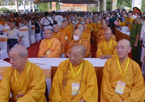 Đức Pháp chủ GHPGVN quang lâm Học viện Phật giáo Nam tông Khmer tại Cần Thơ ảnh 6