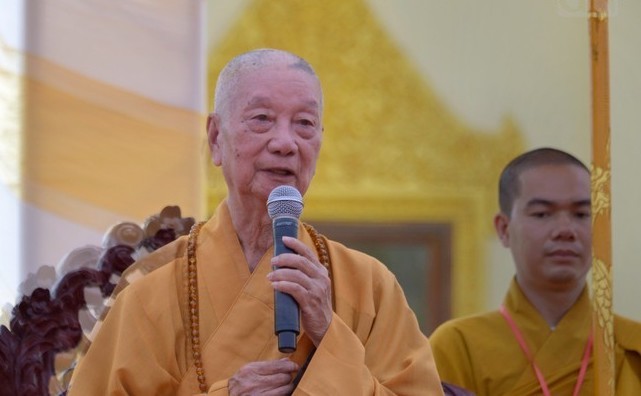 Đức Pháp chủ GHPGVN quang lâm Học viện Phật giáo Nam tông Khmer tại Cần Thơ ảnh 5