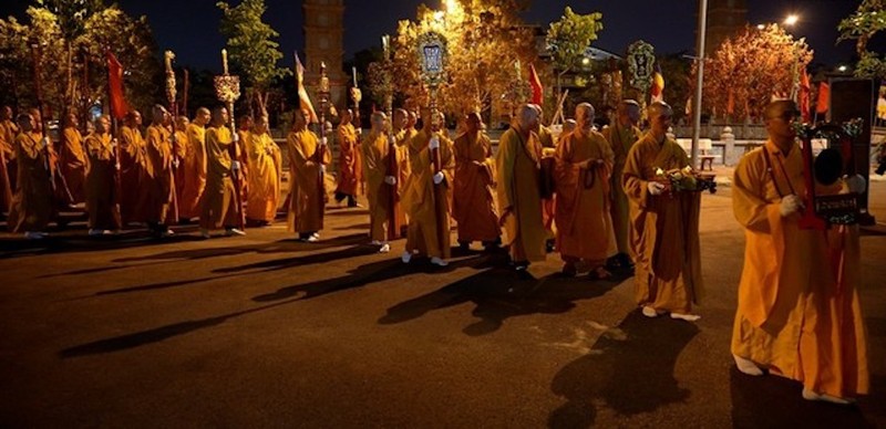 Nam Định: Đức Pháp chủ GHPGVN quang lâm truyền giới tại Đại giới đàn Trí Hải ảnh 1