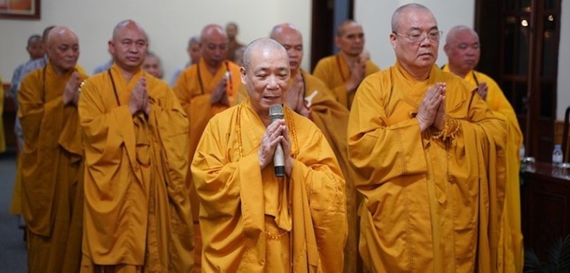 Nam Định: Đức Pháp chủ GHPGVN quang lâm truyền giới tại Đại giới đàn Trí Hải ảnh 3