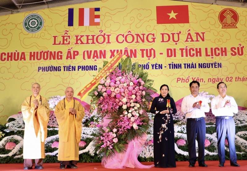 Khởi công Dự án tu bổ chùa Hương Ấp thuộc Khu Di tích Quốc gia Lý Nam Đế ảnh 4