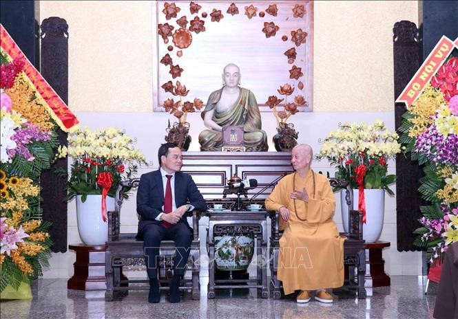 Lãnh đạo Đảng, Nhà nước chúc mừng Đại lễ Phật đản 2024 tại Thành phố Hồ Chí Minh ảnh 2