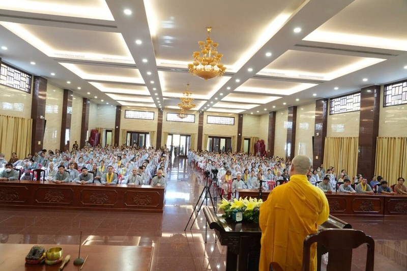 TPHCM: Khoá tu an lạc chủ đề “Bước chân vĩ đại của đức Thế Tôn” ảnh 4