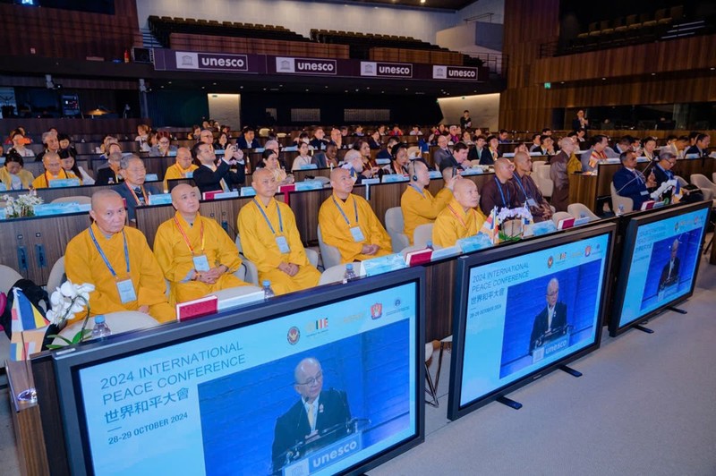GHPGVN tham dự Hội nghị Hòa bình thế giới 2024 tại trụ sở UNESCO ảnh 4