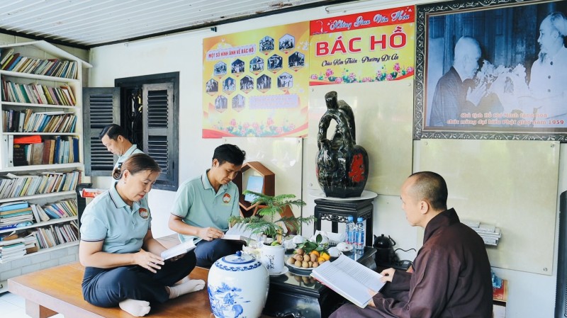 Ra mắt không gian văn hóa Hồ Chí Minh tại chùa Kim Thiền (Bình Dương) ảnh 2