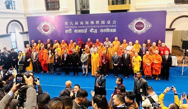 Đoàn đại biểu Giáo hội Phật giáo Việt Nam dự Hội nghị bàn tròn Phật giáo Đông Á và Đông Nam Á ảnh 1