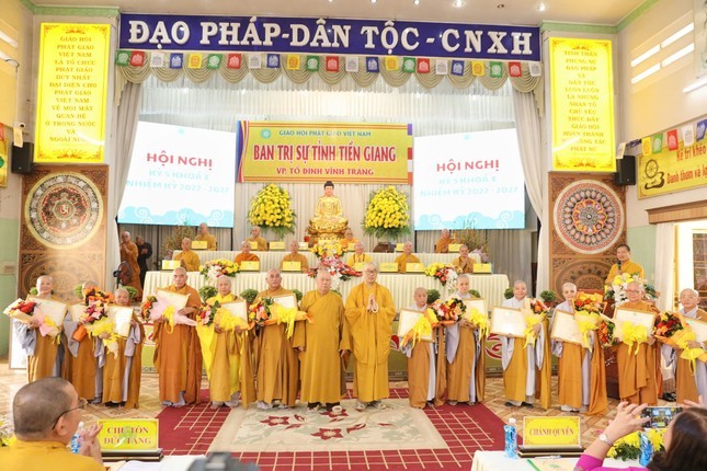 Tiền Giang: Phật giáo tỉnh tổng kết Phật sự năm 2024, hoạt động từ thiện đạt hơn 119 tỷ đồng ảnh 4