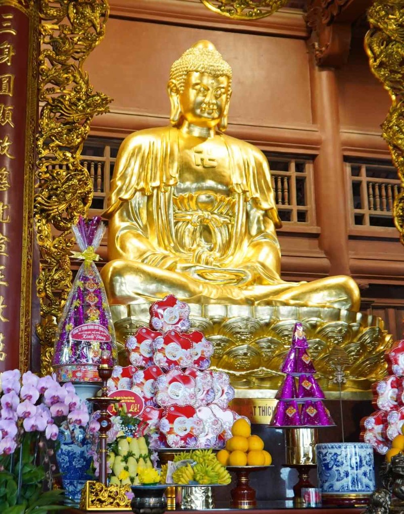 Ngôi chùa có pho tượng Phật đúc từ 15 tấn đồng ở Hải Phòng ảnh 3