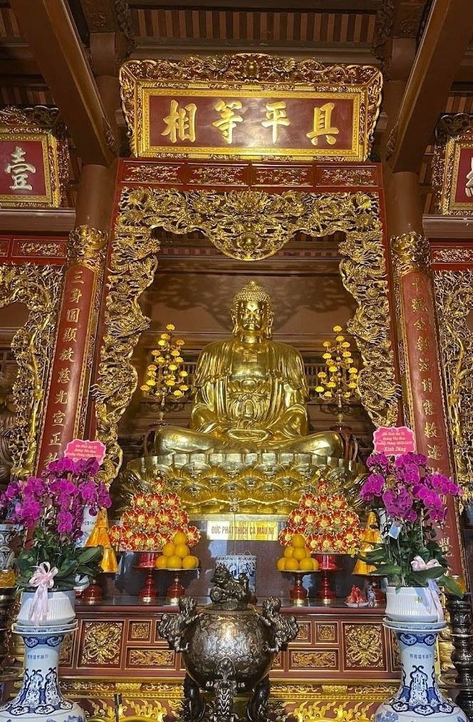 Khám phá ngôi chùa có tượng Phật bằng đồng lớn nhất Hải Phòng ảnh 4