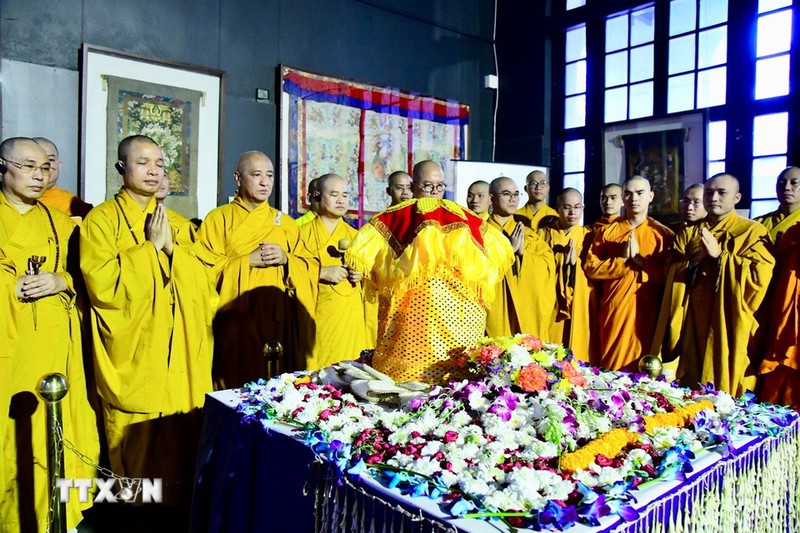 Lễ đón nhận và cung rước Xá lợi Đức Phật Thích Ca Mâu Ni từ Ấn Độ về Việt Nam ảnh 3