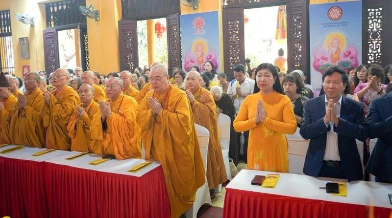 Trung ương GHPGVN trang nghiêm tổ chức Đại lễ Phật đản PL.2569 tại chùa Quán Sứ ảnh 1