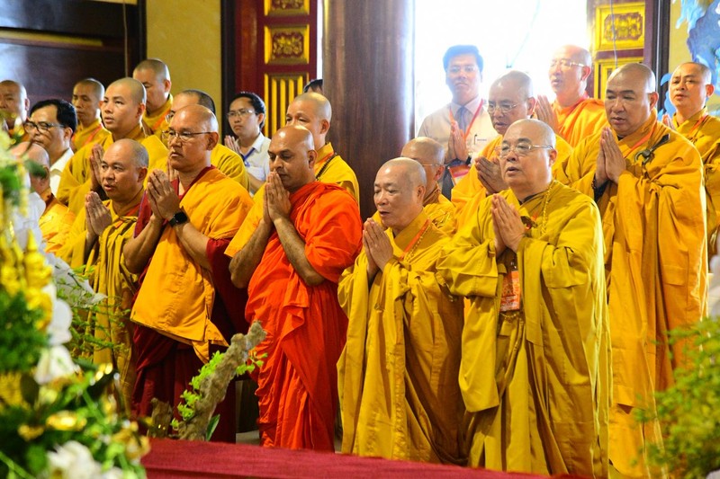 Lễ cung tiễn Xá lợi Phật từ chùa Quán Thế Âm về lại Ấn Độ sau hành trình linh thiêng tại Việt Nam ảnh 1