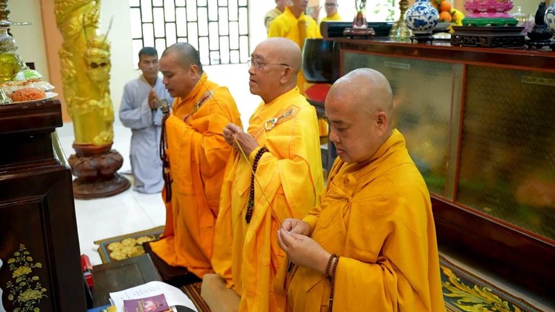 Trang nghiêm lễ an vị tôn tượng Phật Thích Ca Mâu Ni tại chùa Linh Hòa ảnh 3