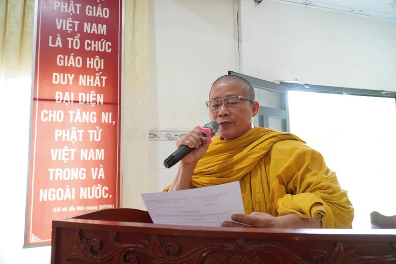Tiền Giang: Phật giáo huyện Chợ Gạo và TP.Mỹ Tho “tiếp tục thực hiện sứ mệnh trong thời đại mới” ảnh 3