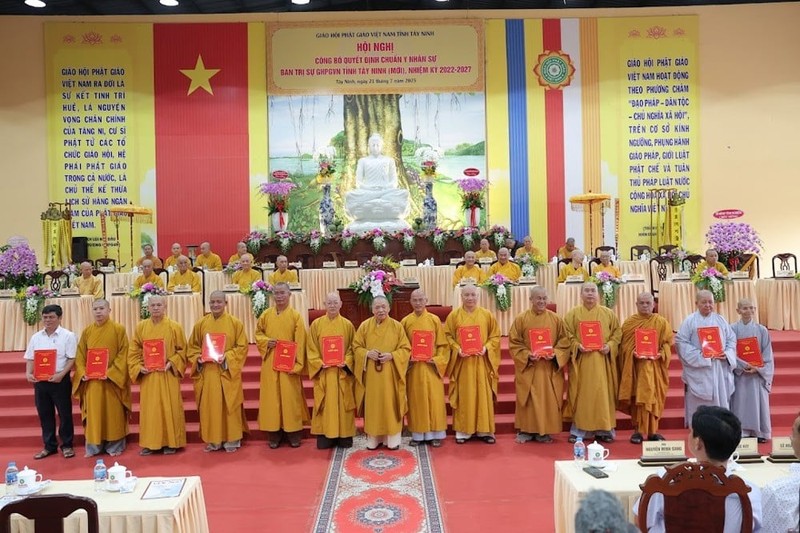 Ra mắt nhân sự BTS GHPGVN tỉnh Tây Ninh (mới), với 110 vị ảnh 2