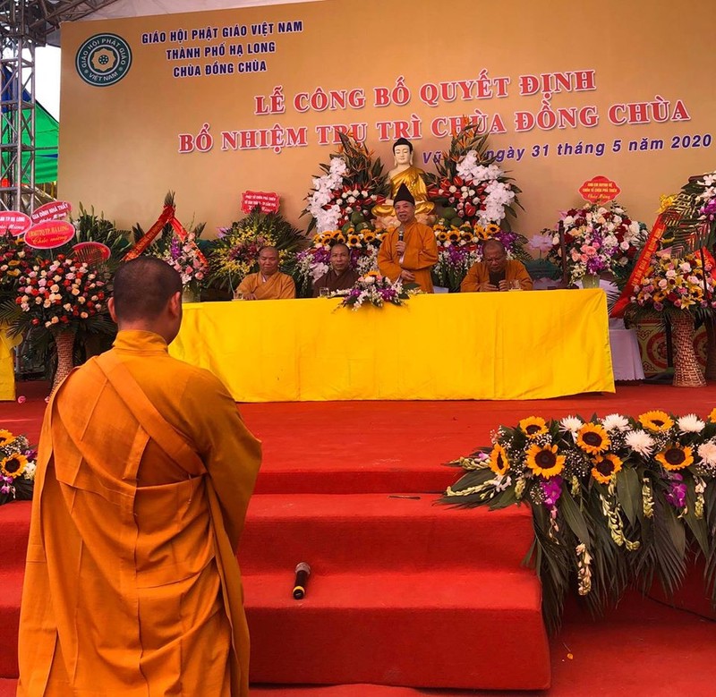 Bổ nhiệm trụ trì chùa Đồng Chùa ở Quảng Ninh ảnh 1