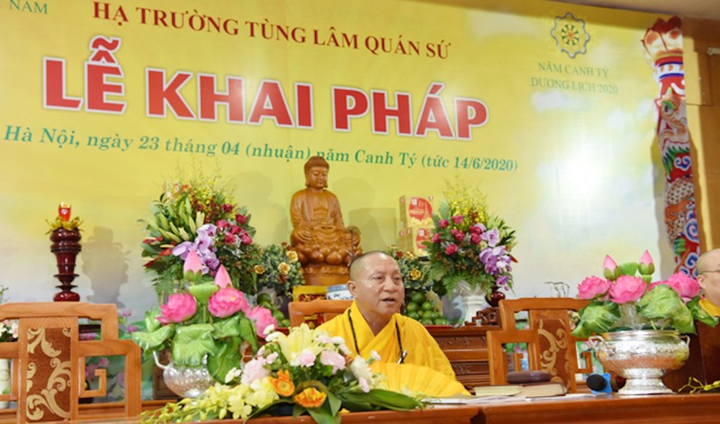 Tùng lâm Quán Sứ khai Pháp khóa An cư Kiết hạ - PL. 2564 ảnh 1