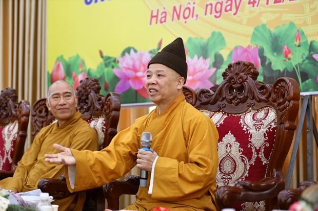 Tăng ni sinh Khóa V Học viện Phật giáo Việt Nam tri ân tại Hà Nội ảnh 60