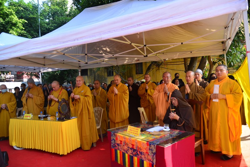 Lễ rót đồng đúc Đại Hồng Chung tại trụ sở Ban trị sự GHPGVN thành phố Hải Phòng ảnh 4