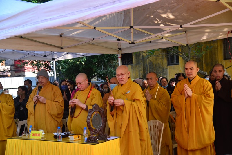 Lễ rót đồng đúc Đại Hồng Chung tại trụ sở Ban trị sự GHPGVN thành phố Hải Phòng ảnh 6