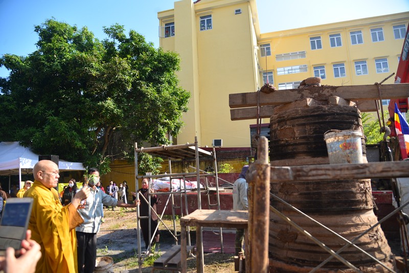 Lễ rót đồng đúc Đại Hồng Chung tại trụ sở Ban trị sự GHPGVN thành phố Hải Phòng ảnh 14