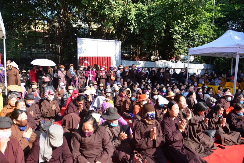 Lễ rót đồng đúc Đại Hồng Chung tại trụ sở Ban trị sự GHPGVN thành phố Hải Phòng ảnh 19