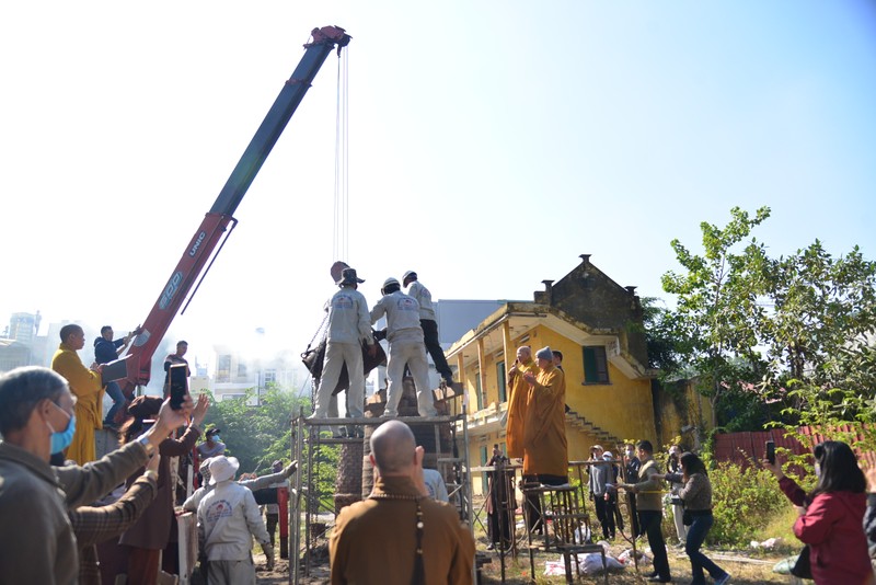 Lễ rót đồng đúc Đại Hồng Chung tại trụ sở Ban trị sự GHPGVN thành phố Hải Phòng ảnh 20