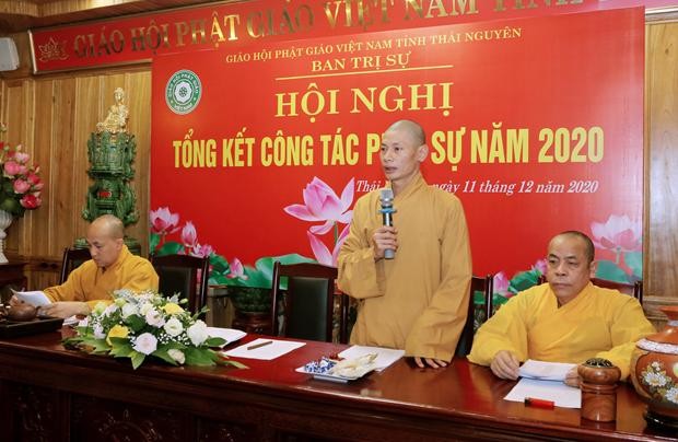 Thái Nguyên: Hội Nghị Tổng Kết Công Tác Phật Sự Năm 2020 ảnh 12