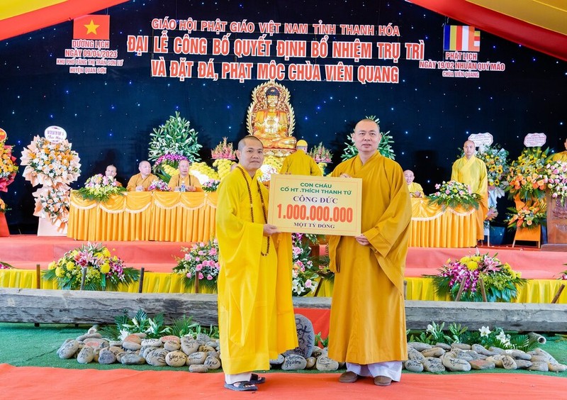 Thanh Hoá: Khởi công xây dựng và bổ nhiệm Trụ trì chùa Viên Quang ảnh 5