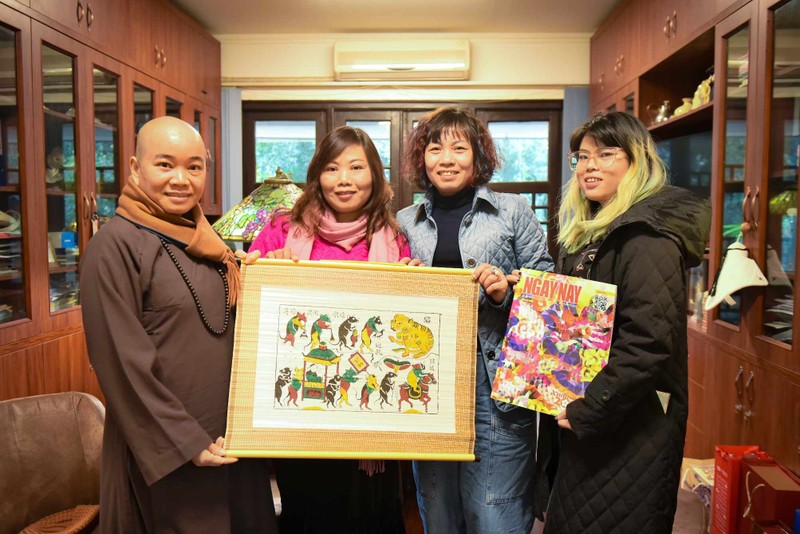 Ni sư Thích Tâm Trí, Hội trưởng Hội Phật tử Việt Nam tại Nhật Bản thăm tòa soạn Tạp chí Ngày Nay ảnh 14