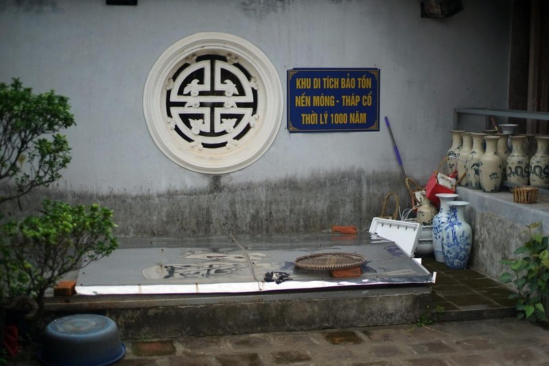 Tàn tích tòa tháp khổng lồ trong lòng đất chùa Phật Tích ảnh 1