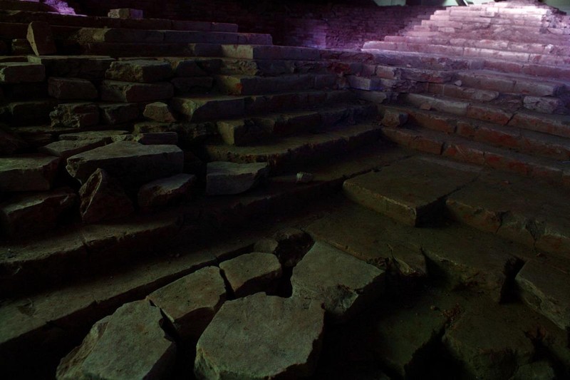 Tàn tích tòa tháp khổng lồ trong lòng đất chùa Phật Tích ảnh 8