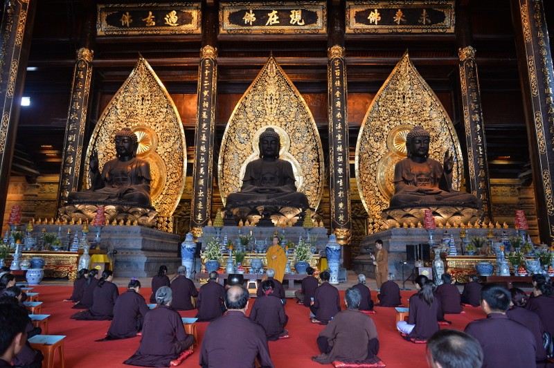 Hình ảnh một buổi thuyết giảng Phật pháp tại chùa Tam Chúc ảnh 2