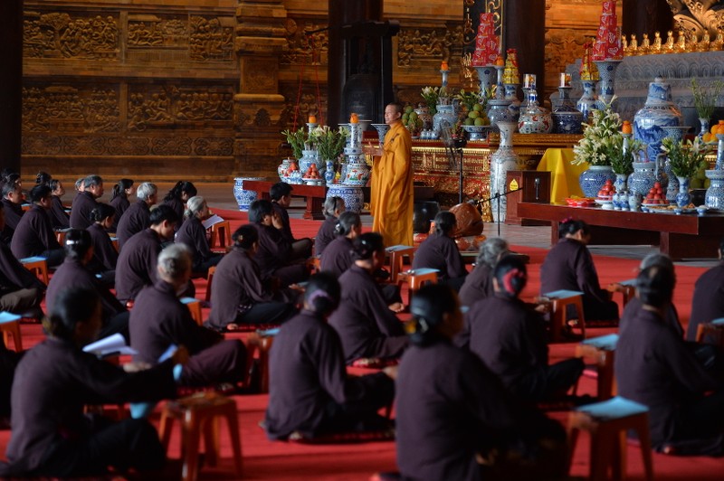 Hình ảnh một buổi thuyết giảng Phật pháp tại chùa Tam Chúc ảnh 3