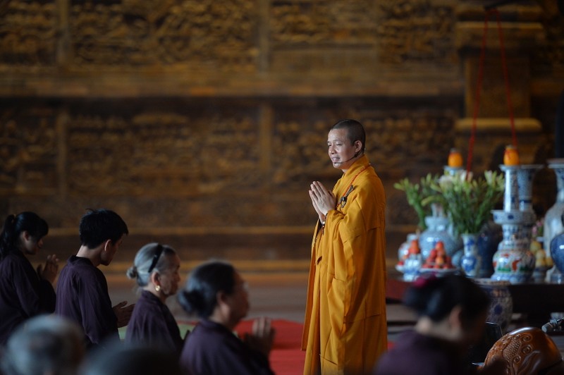 Hình ảnh một buổi thuyết giảng Phật pháp tại chùa Tam Chúc ảnh 4