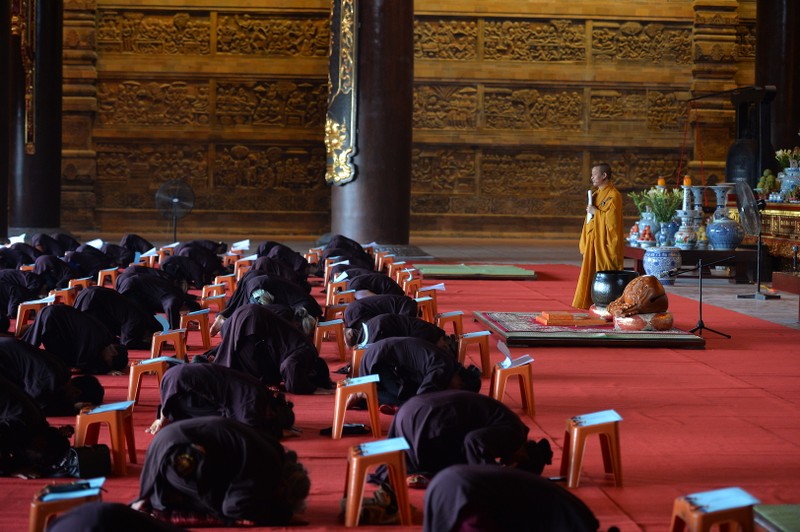 Hình ảnh một buổi thuyết giảng Phật pháp tại chùa Tam Chúc ảnh 5